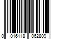 Barcode Image for UPC code 0016118062809