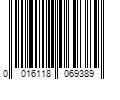 Barcode Image for UPC code 0016118069389