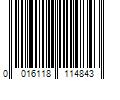 Barcode Image for UPC code 0016118114843