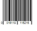 Barcode Image for UPC code 0016118115215