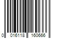 Barcode Image for UPC code 0016118160666