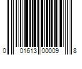 Barcode Image for UPC code 001613000098