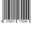 Barcode Image for UPC code 0016201170244