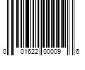 Barcode Image for UPC code 001622000096