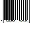 Barcode Image for UPC code 0016226000090