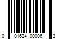 Barcode Image for UPC code 001624000063