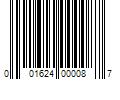 Barcode Image for UPC code 001624000087