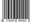 Barcode Image for UPC code 0016253990920