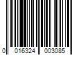 Barcode Image for UPC code 0016324003085