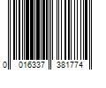 Barcode Image for UPC code 0016337381774