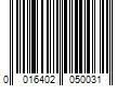 Barcode Image for UPC code 0016402050031