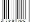 Barcode Image for UPC code 0016455050507