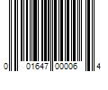 Barcode Image for UPC code 001647000064