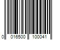 Barcode Image for UPC code 0016500100041