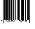 Barcode Image for UPC code 0016500565338