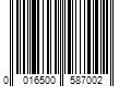 Barcode Image for UPC code 0016500587002