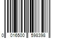 Barcode Image for UPC code 0016500598398