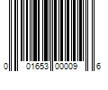 Barcode Image for UPC code 001653000096