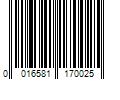 Barcode Image for UPC code 0016581170025