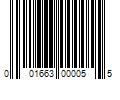 Barcode Image for UPC code 001663000055