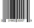 Barcode Image for UPC code 001663000079