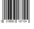 Barcode Image for UPC code 0016653187104