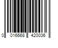 Barcode Image for UPC code 0016668420036