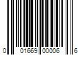 Barcode Image for UPC code 001669000066