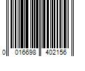 Barcode Image for UPC code 0016698402156