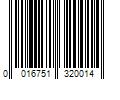 Barcode Image for UPC code 0016751320014