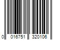 Barcode Image for UPC code 0016751320106