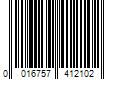 Barcode Image for UPC code 0016757412102