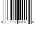 Barcode Image for UPC code 001677000065