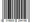 Barcode Image for UPC code 0016800294198