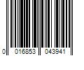 Barcode Image for UPC code 0016853043941