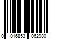 Barcode Image for UPC code 0016853062980