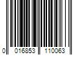 Barcode Image for UPC code 0016853110063