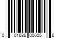 Barcode Image for UPC code 001686000056