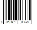 Barcode Image for UPC code 0016861803629