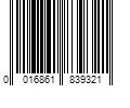 Barcode Image for UPC code 0016861839321