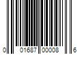 Barcode Image for UPC code 001687000086