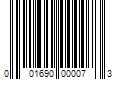 Barcode Image for UPC code 001690000073