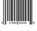 Barcode Image for UPC code 001694000055