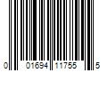 Barcode Image for UPC code 001694117555