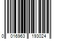 Barcode Image for UPC code 0016963193024