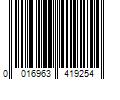 Barcode Image for UPC code 0016963419254