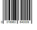 Barcode Image for UPC code 0016963640009