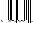 Barcode Image for UPC code 001700000000