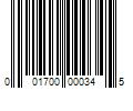 Barcode Image for UPC code 001700000345