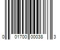 Barcode Image for UPC code 001700000383